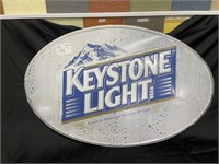 Keystone Beer Tin Sign