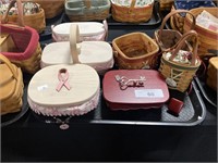 Longaberger baskets, breast cancer awareness,