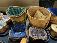 Longaberger baskets, button basket brick.