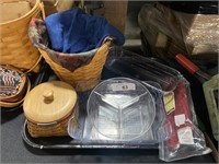 Basket liners, Longaberger baskets.