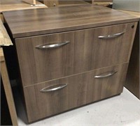 New Lateral 2 Drawer Filing Cabinet DMI Walnut