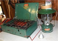 Coleman Gas Cook Stove, Coleman Lantern with