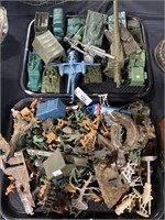 Military plastic toy set.