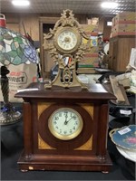 Rempe Mantle Clock, Cast Metal Clock.