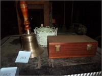Wooden cigar box, Captain's bell