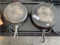 Pair of Wagner cast iron pans.