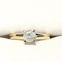 $2400 10K  Diamond(0.51ct) Ring