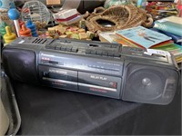 Panasonic RX-FT550 cassette deck radio.