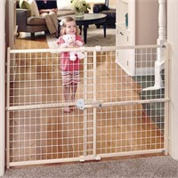 Toddleroo 50" wide Quick Fit Wire Mesh Baby Gate