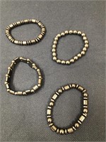 Magnetic Bracelets x 4 Hematite