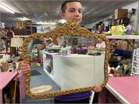 Nice old 1920s wall mirror (ornate)