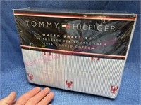New Tommy Hilfiger queen sheet set Lobsters