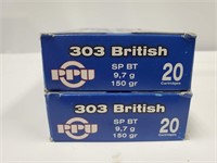 40 Rds. 303 British Ammo