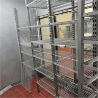 Refrigerator Shelving - 3 Connected Sections