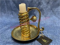 Nice brass candle holder (adjustable)
