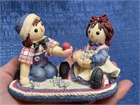 Raggedy Ann & Andy "1,2,3 come play" fig