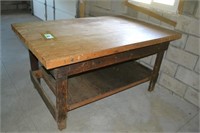 Work Bench 42" x 66"  Butcher Block Top