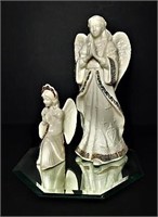 Two Lenox Porcelain Angel Figurines