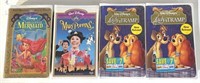 4 Disney VHS Tapes