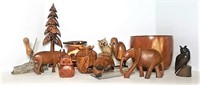 Wood Decor Animals & Bowls
