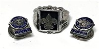 Sterling Boy Scout Ring