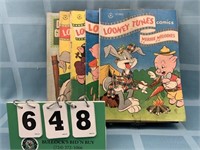 (4) 10¢ Dell Looney Tunes Comic Books