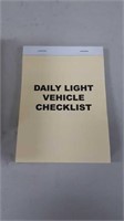 11- Daily Light Vehicle Checklist Books.