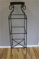 Wrought Iron Garden Tower Plant Stand