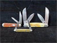 3 FOLDING POCKET KNIVES: 2 FROST AND A BOKER