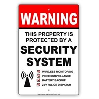NOTICE:  WE HAVE A SECURITY SYSTEM