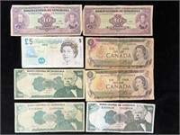 FOREIGN CURRENCY: VENEZUELA, ENGLAND, CANADA