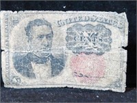 1863 TEN CENT FRACTIONAL CURRENCY NOTE