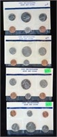 4 PHILADELPHIA UNC COIN SETS: 1984, 1988, 1992,