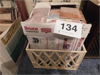 Bruce hardwood flooring: 3 full boxes & 1 partial
