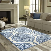 Maples Rugs Vivian Area Rug, Blue, 7' x 10'