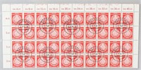 German 40 Pfennig Stamps DKR DIENSTMARKE 1950s