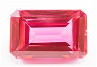41.95ct Emerald Cut Pink Natural Ruby GGL