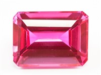 65.45ct Emerald Cut Pink Natural Ruby GGL