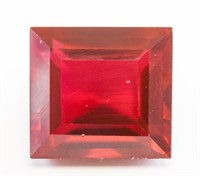 38.50ct Emerald Cut Blood Red Natural Ruby GGL