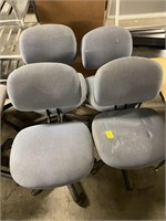 (4) Rolling Office Chairs