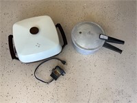 Electric skillet and pressure cooker