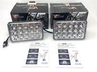 Partsam 4X6 6X4 inch LEF headlights