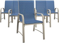 Paloma Outdoor Dining Chairs, 6Piece, Navy