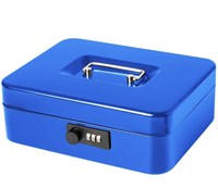 Jssmst Large Cash Box with Combination Lock –