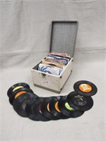 BOXFULL OF VINTAGE 45 RPM RECORDS: