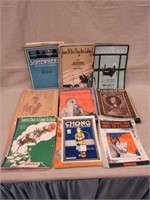 BOXFULL OF VINTAGE SHEET MUSIC: