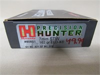 20 Rounds Hornady 7mm STW Precision Hunter
