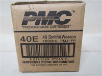 1000 Rounds PMC 40 S&W