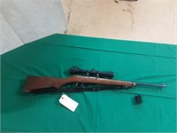 Ruger 96  10 / 22 rifle with scope