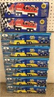 6 Sunoco, 2 Getty Race team trucks